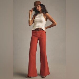 Anthropologie Junie Flare Pants NEW